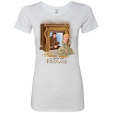 T-Shirts Heather White / Small The Girl In The Fireplace Women's Triblend T-Shirt
