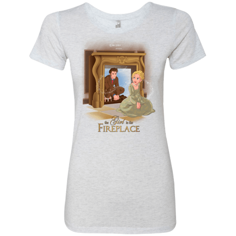 T-Shirts Heather White / Small The Girl In The Fireplace Women's Triblend T-Shirt