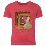T-Shirts Vintage Red / YXS The Girl In The Fireplace Youth Triblend T-Shirt