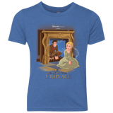 T-Shirts Vintage Royal / YXS The Girl In The Fireplace Youth Triblend T-Shirt