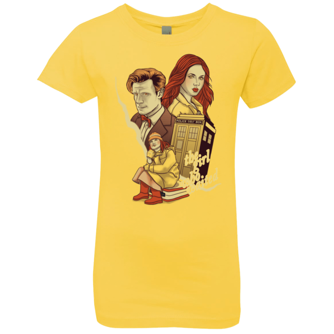 T-Shirts Vibrant Yellow / YXS The Girl who waited Girls Premium T-Shirt