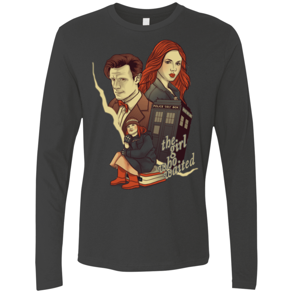 T-Shirts Heavy Metal / Small The Girl who waited Men's Premium Long Sleeve