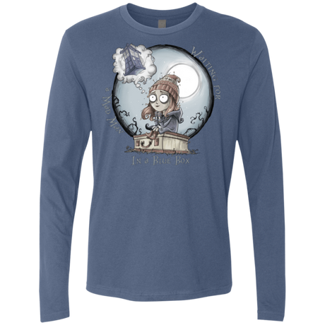 T-Shirts Indigo / Small The Girl Who Waited Men's Premium Long Sleeve