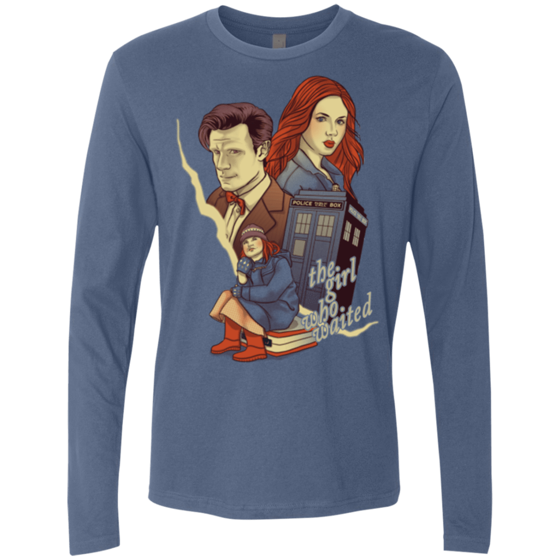T-Shirts Indigo / Small The Girl who waited Men's Premium Long Sleeve