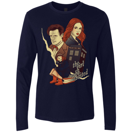 T-Shirts Midnight Navy / Small The Girl who waited Men's Premium Long Sleeve