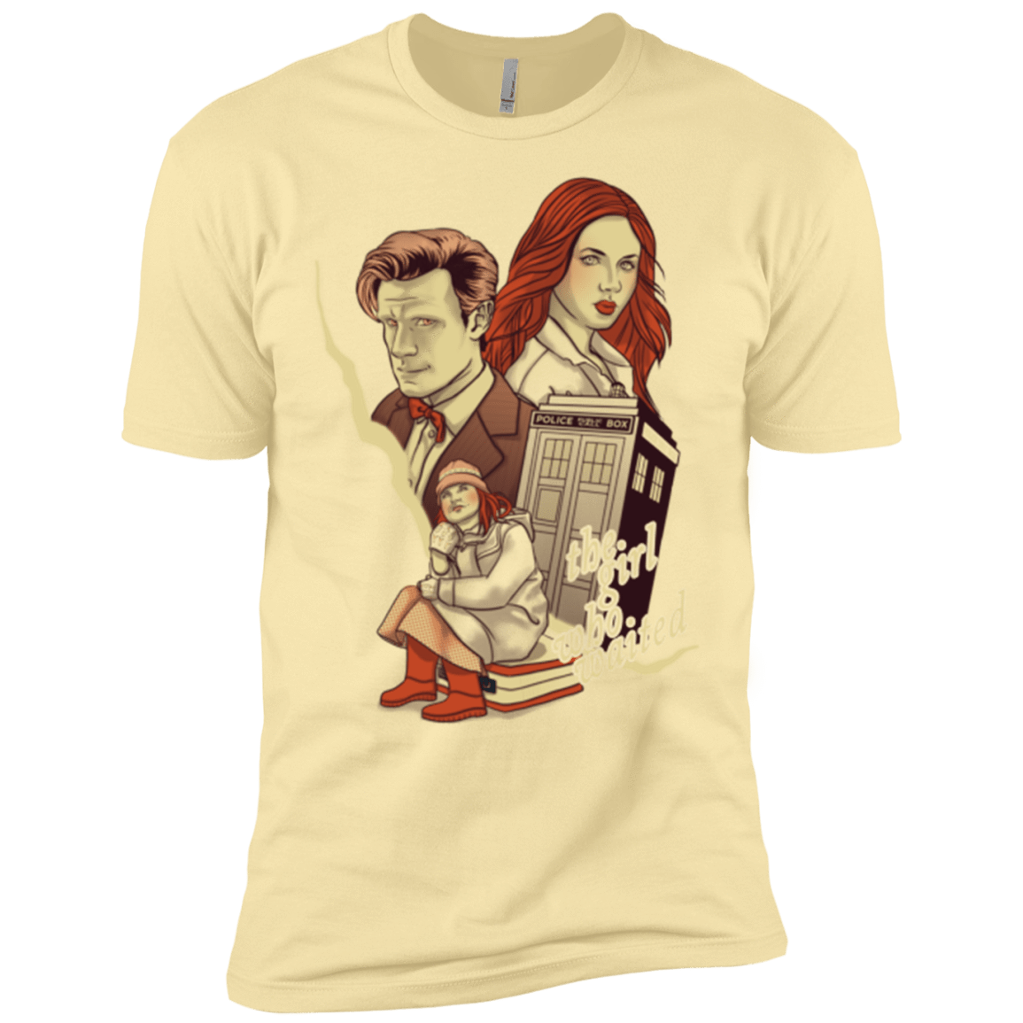 T-Shirts Banana Cream / X-Small The Girl who waited Men's Premium T-Shirt