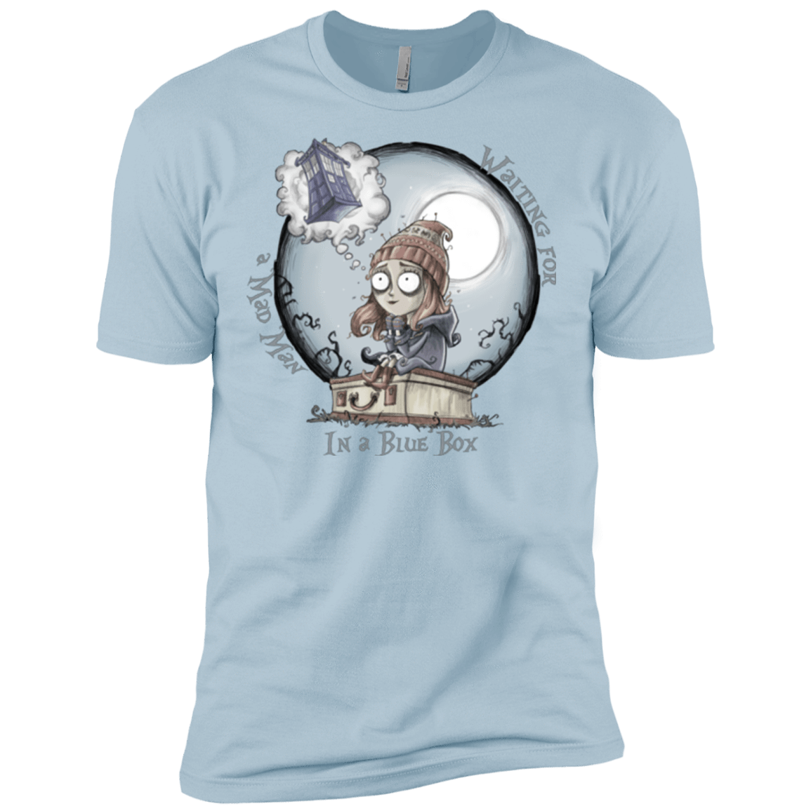 T-Shirts Light Blue / X-Small The Girl Who Waited Men's Premium T-Shirt