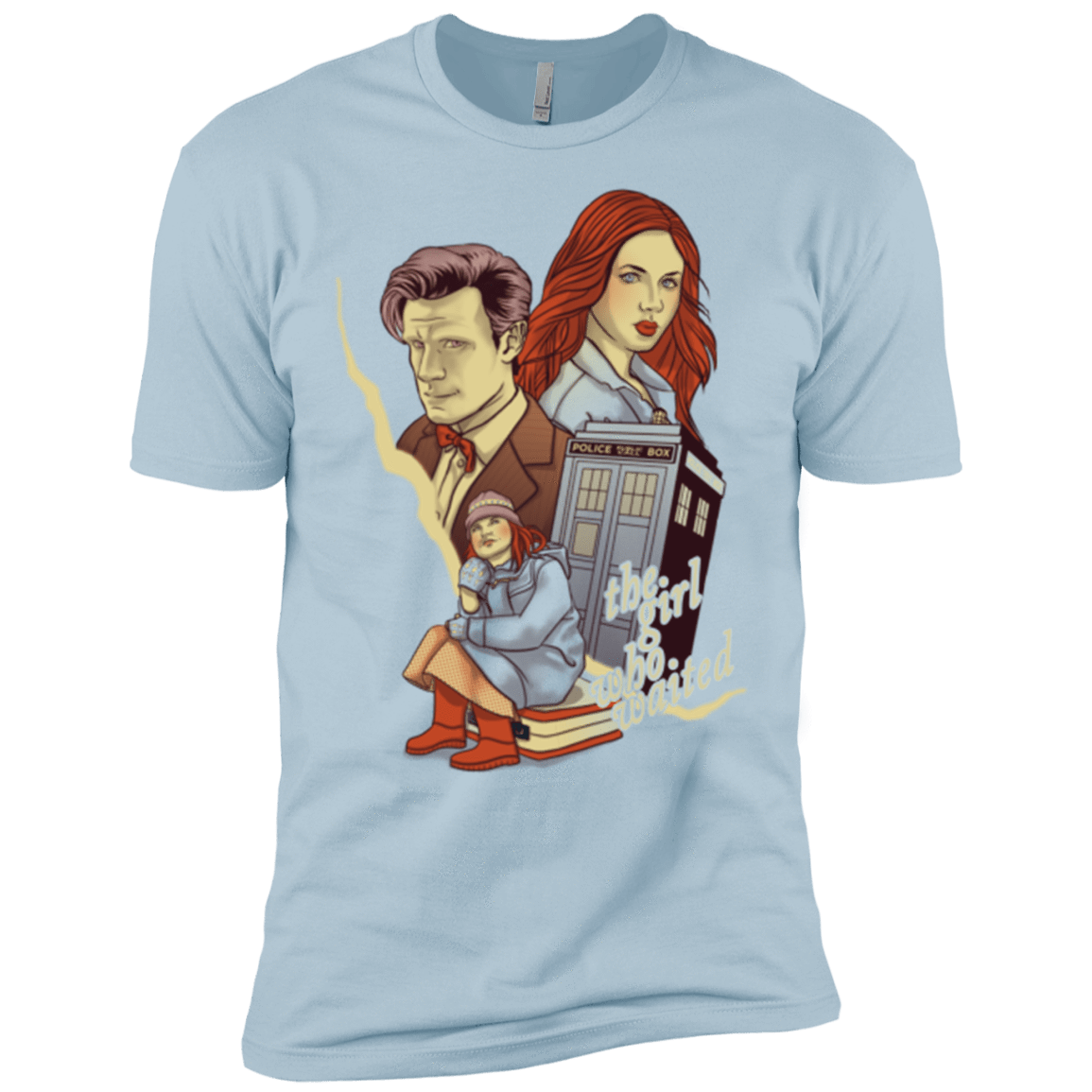 T-Shirts Light Blue / X-Small The Girl who waited Men's Premium T-Shirt