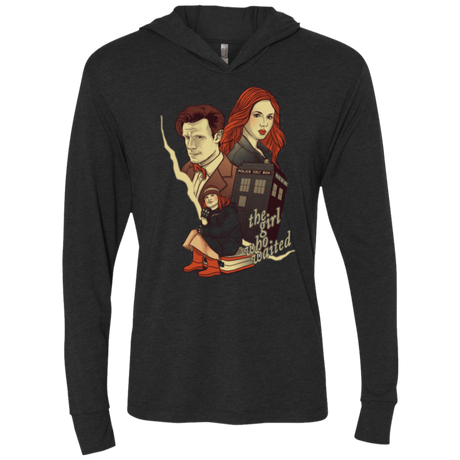 T-Shirts Vintage Black / X-Small The Girl who waited Triblend Long Sleeve Hoodie Tee