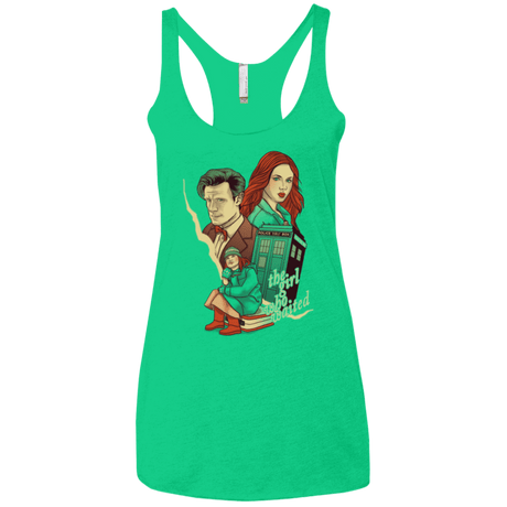 T-Shirts Envy / X-Small The Girl who waited Women's Triblend Racerback Tank