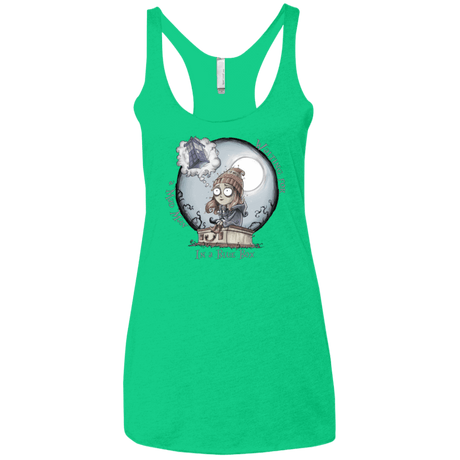 T-Shirts Envy / X-Small The Girl Who Waited Women's Triblend Racerback Tank