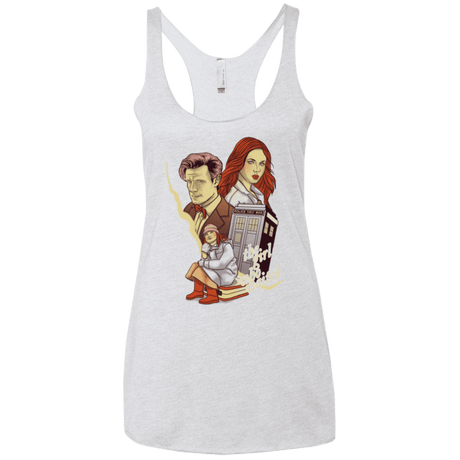 T-Shirts Heather White / X-Small The Girl who waited Women's Triblend Racerback Tank