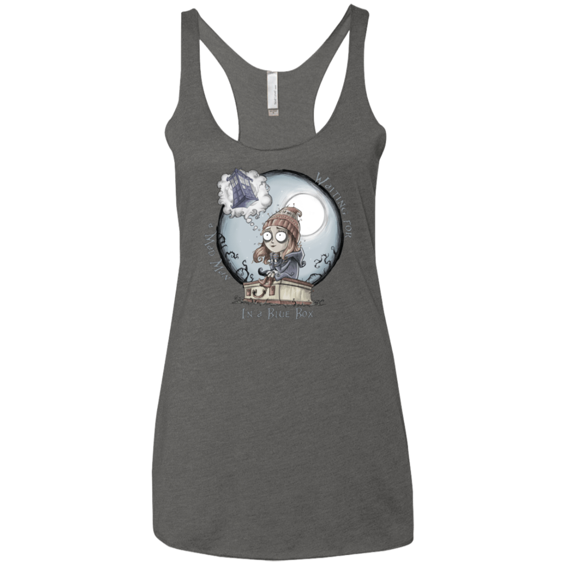 T-Shirts Premium Heather / X-Small The Girl Who Waited Women's Triblend Racerback Tank