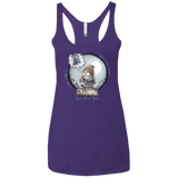 T-Shirts Purple / X-Small The Girl Who Waited Women's Triblend Racerback Tank