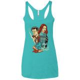 T-Shirts Tahiti Blue / X-Small The Girl who waited Women's Triblend Racerback Tank