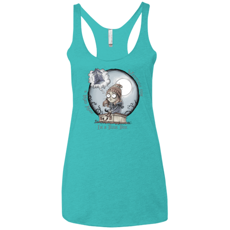 T-Shirts Tahiti Blue / X-Small The Girl Who Waited Women's Triblend Racerback Tank