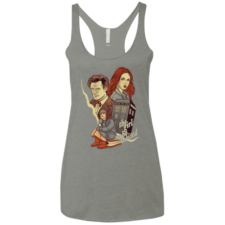 T-Shirts Venetian Grey / X-Small The Girl who waited Women's Triblend Racerback Tank