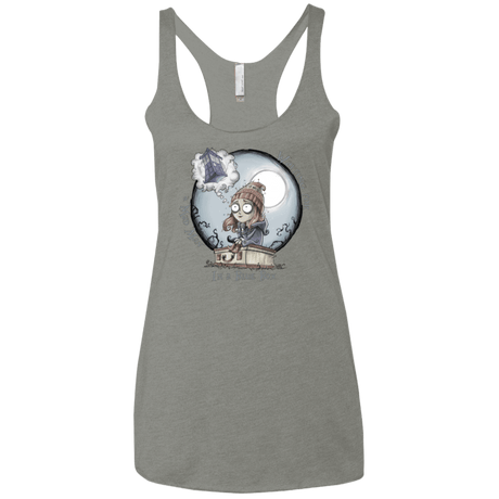 T-Shirts Venetian Grey / X-Small The Girl Who Waited Women's Triblend Racerback Tank