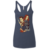 T-Shirts Vintage Navy / X-Small The Girl who waited Women's Triblend Racerback Tank