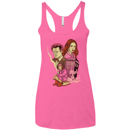 T-Shirts Vintage Pink / X-Small The Girl who waited Women's Triblend Racerback Tank