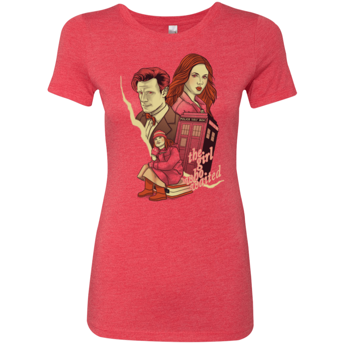 T-Shirts Vintage Red / Small The Girl who waited Women's Triblend T-Shirt