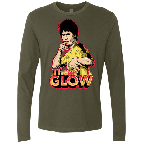 T-Shirts Military Green / Small The Glow Men's Premium Long Sleeve