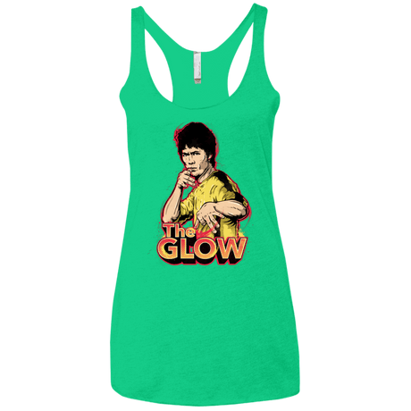 T-Shirts Envy / X-Small The Glow Women's Triblend Racerback Tank