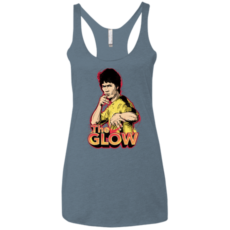 T-Shirts Indigo / X-Small The Glow Women's Triblend Racerback Tank
