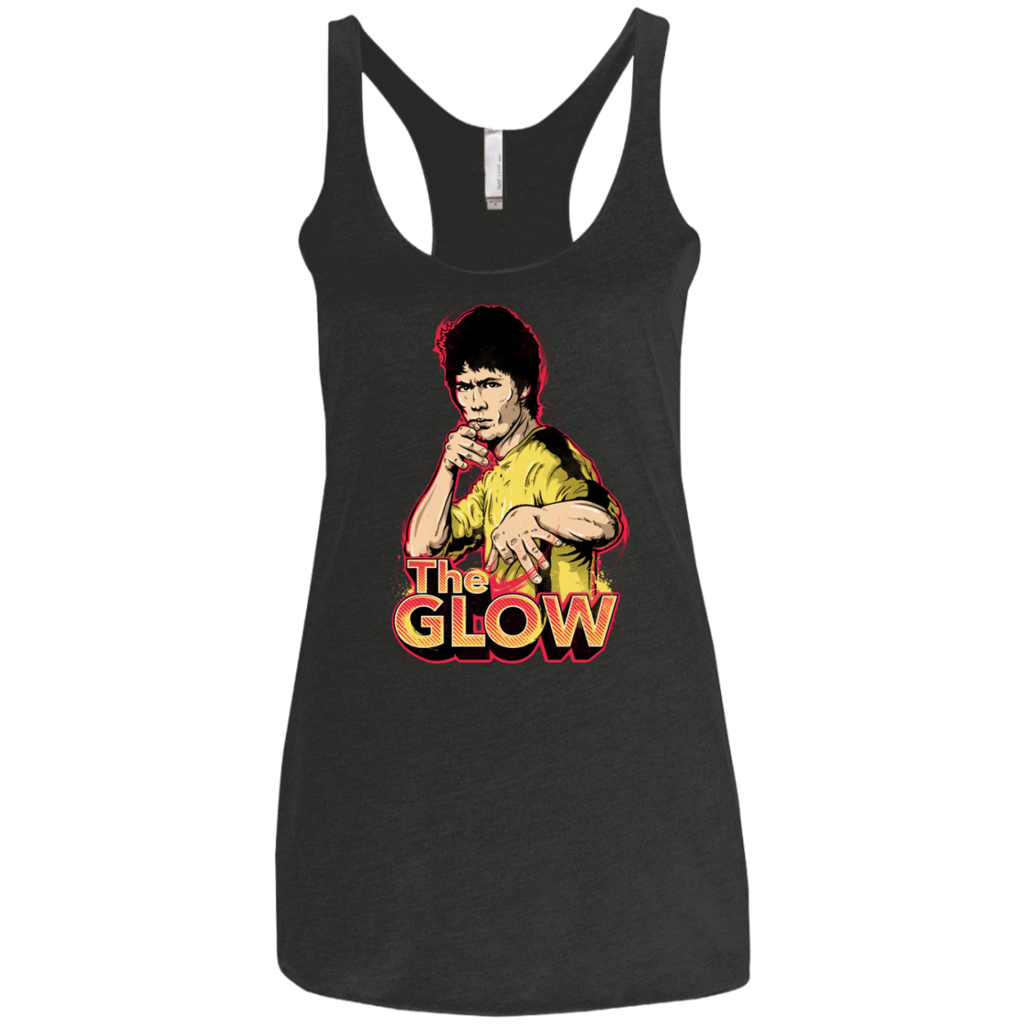 T-Shirts Vintage Black / X-Small The Glow Women's Triblend Racerback Tank