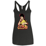 T-Shirts Vintage Black / X-Small The Glow Women's Triblend Racerback Tank