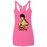 T-Shirts Vintage Pink / X-Small The Glow Women's Triblend Racerback Tank
