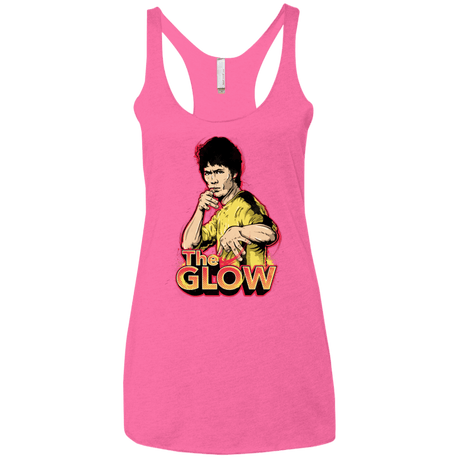 T-Shirts Vintage Pink / X-Small The Glow Women's Triblend Racerback Tank