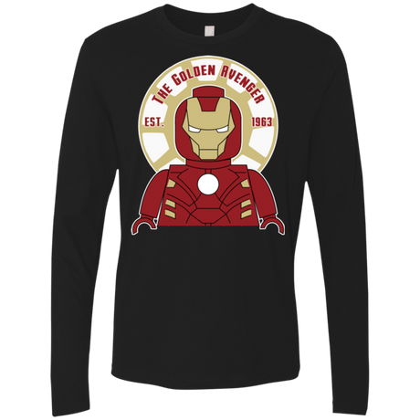 T-Shirts Black / Small The Golden Avenger Men's Premium Long Sleeve