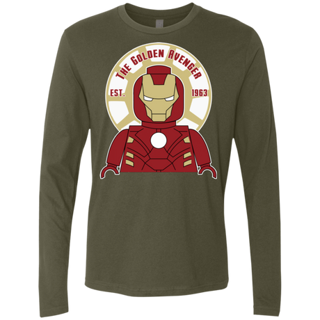 T-Shirts Military Green / Small The Golden Avenger Men's Premium Long Sleeve