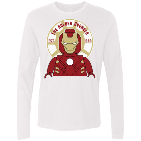 T-Shirts White / Small The Golden Avenger Men's Premium Long Sleeve