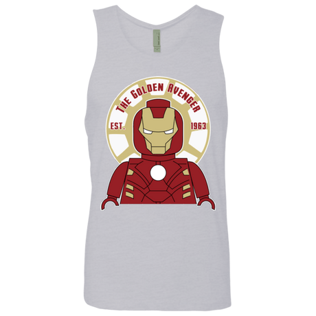 T-Shirts Heather Grey / Small The Golden Avenger Men's Premium Tank Top