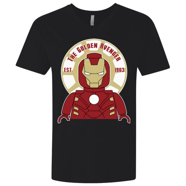 T-Shirts Black / X-Small The Golden Avenger Men's Premium V-Neck