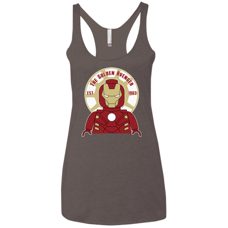 T-Shirts Macchiato / X-Small The Golden Avenger Women's Triblend Racerback Tank