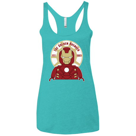 T-Shirts Tahiti Blue / X-Small The Golden Avenger Women's Triblend Racerback Tank