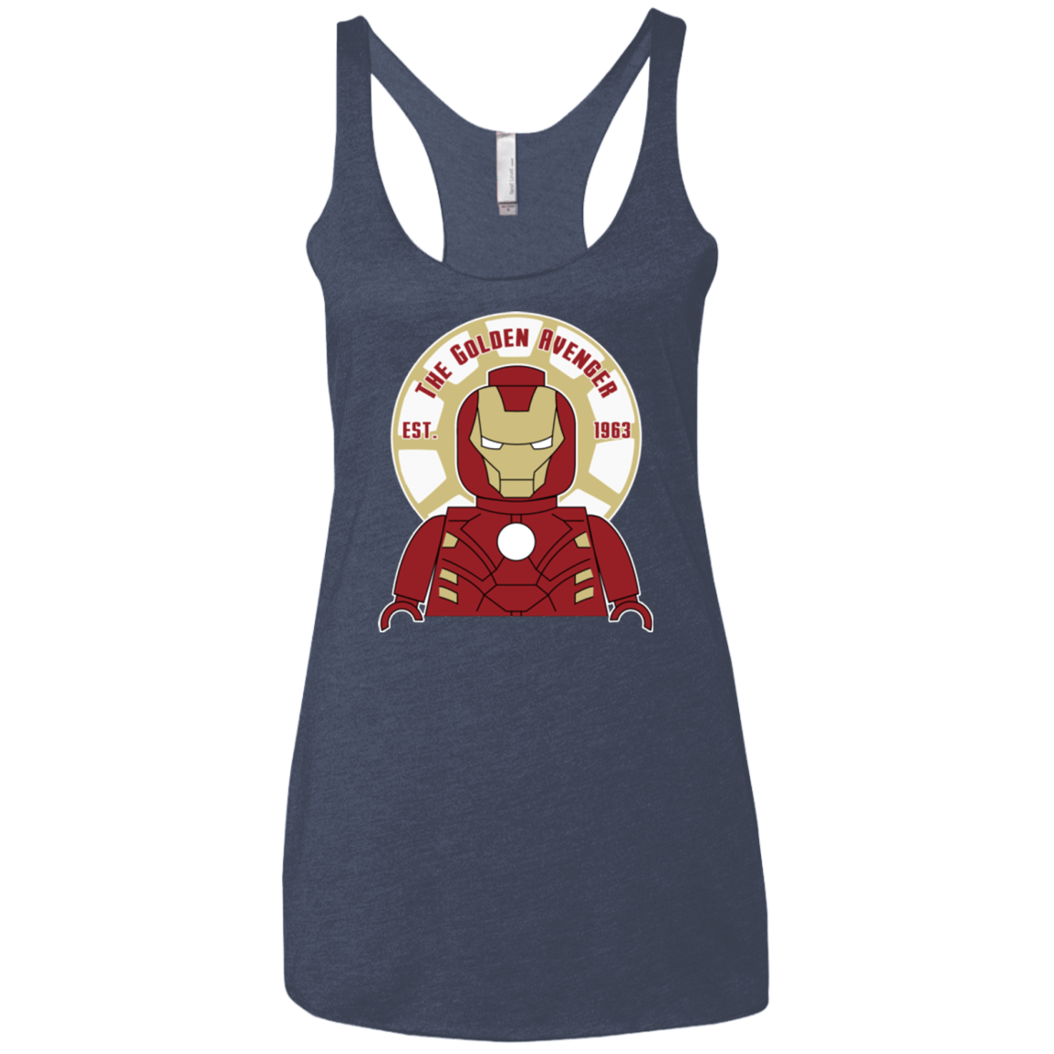 T-Shirts Vintage Navy / X-Small The Golden Avenger Women's Triblend Racerback Tank