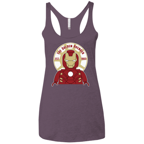 T-Shirts Vintage Purple / X-Small The Golden Avenger Women's Triblend Racerback Tank