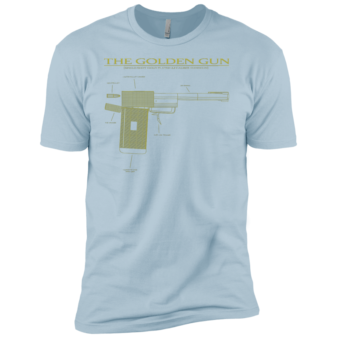 T-Shirts Light Blue / YXS The Golden Gun Boys Premium T-Shirt
