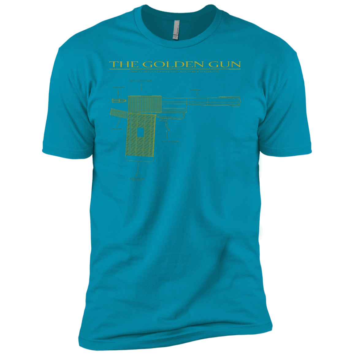 T-Shirts Turquoise / YXS The Golden Gun Boys Premium T-Shirt