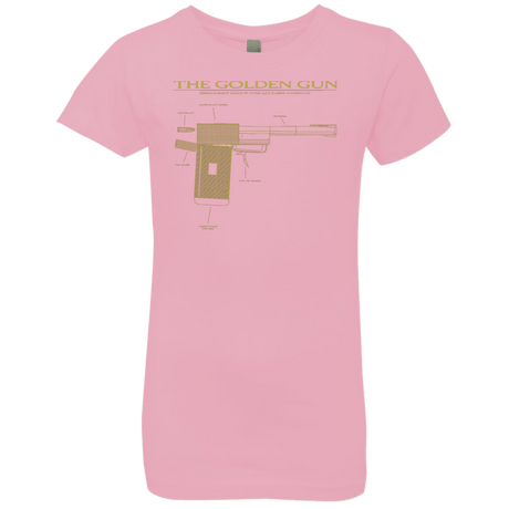 T-Shirts Light Pink / YXS The Golden Gun Girls Premium T-Shirt