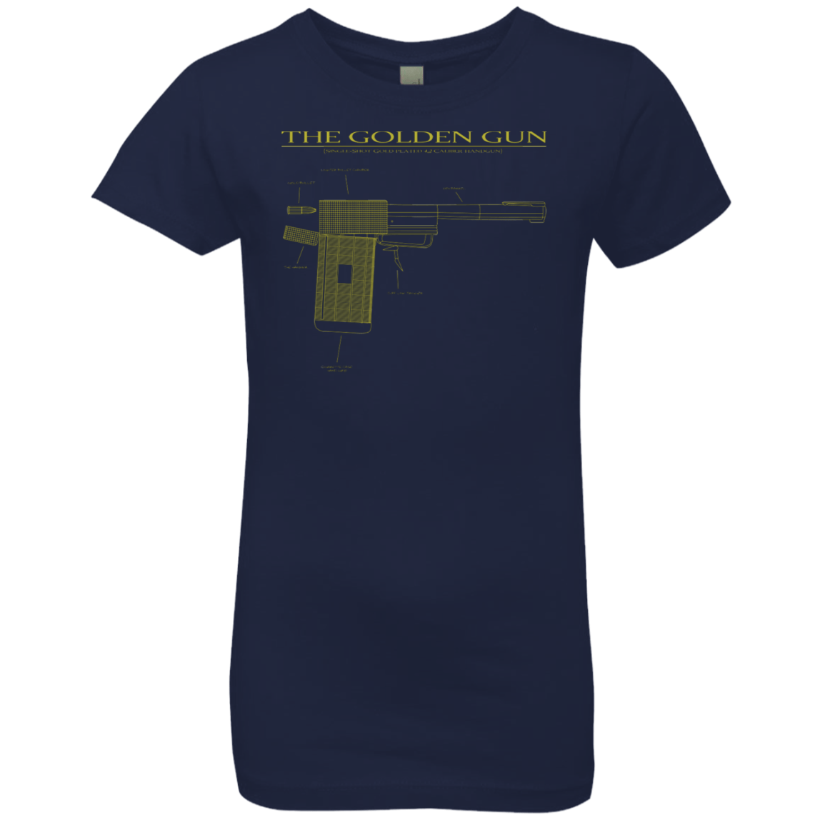 T-Shirts Midnight Navy / YXS The Golden Gun Girls Premium T-Shirt