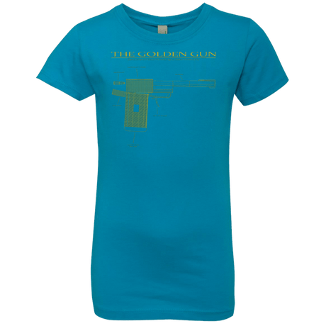 T-Shirts Turquoise / YXS The Golden Gun Girls Premium T-Shirt