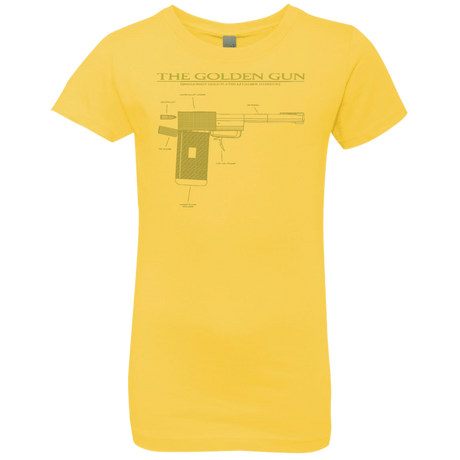 T-Shirts Vibrant Yellow / YXS The Golden Gun Girls Premium T-Shirt