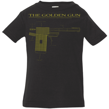 T-Shirts Black / 6 Months The Golden Gun Infant Premium T-Shirt