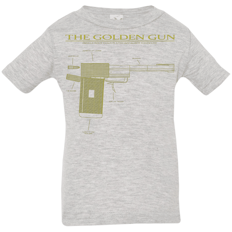 T-Shirts Heather Grey / 6 Months The Golden Gun Infant Premium T-Shirt