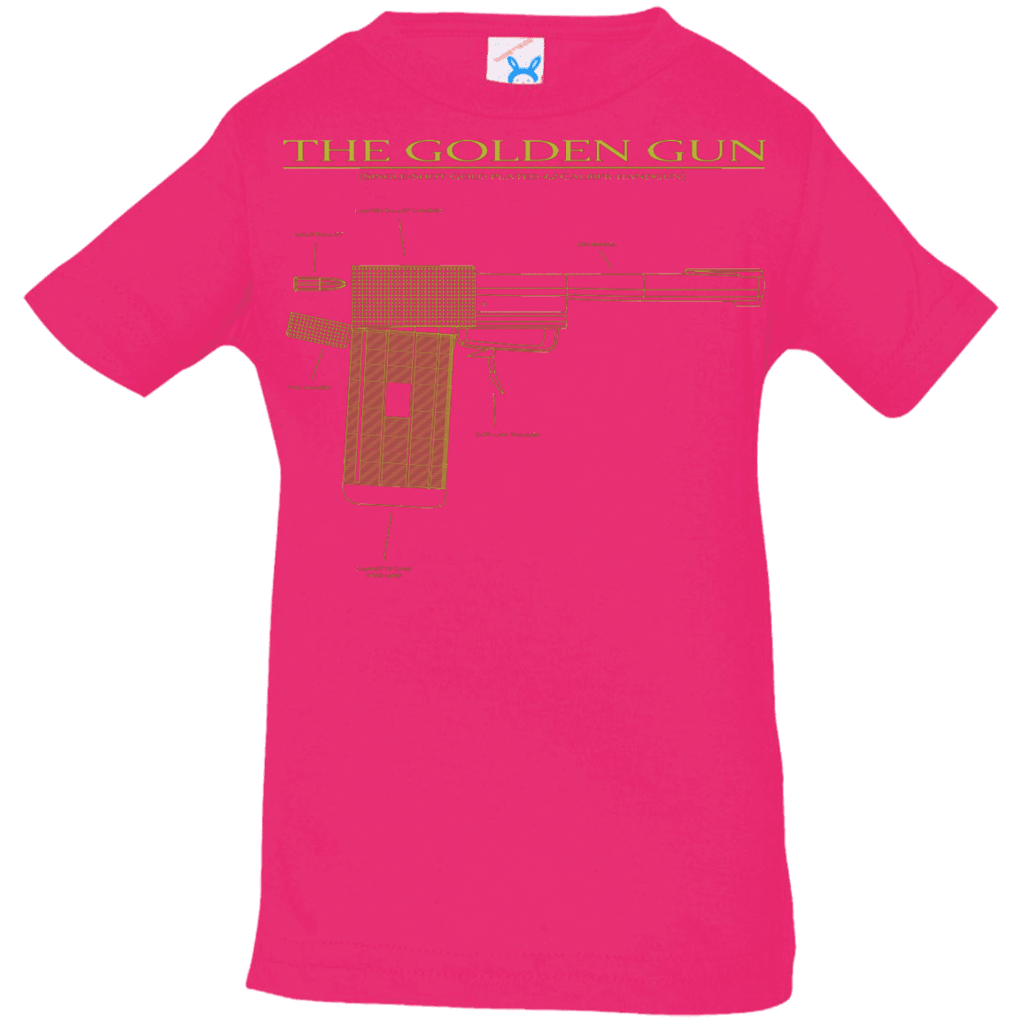 T-Shirts Hot Pink / 6 Months The Golden Gun Infant Premium T-Shirt